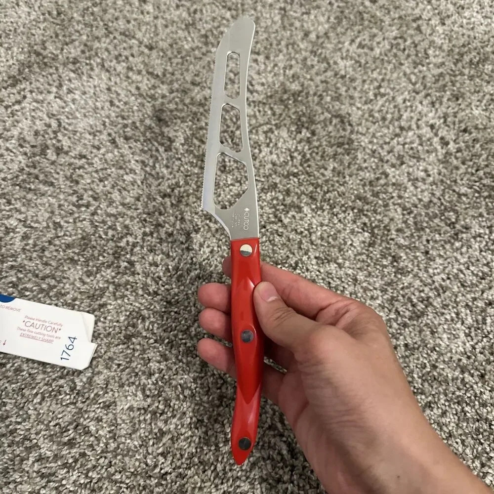 Cutco 1764 KS Traditional 5” Cheese Knife With Red Handle